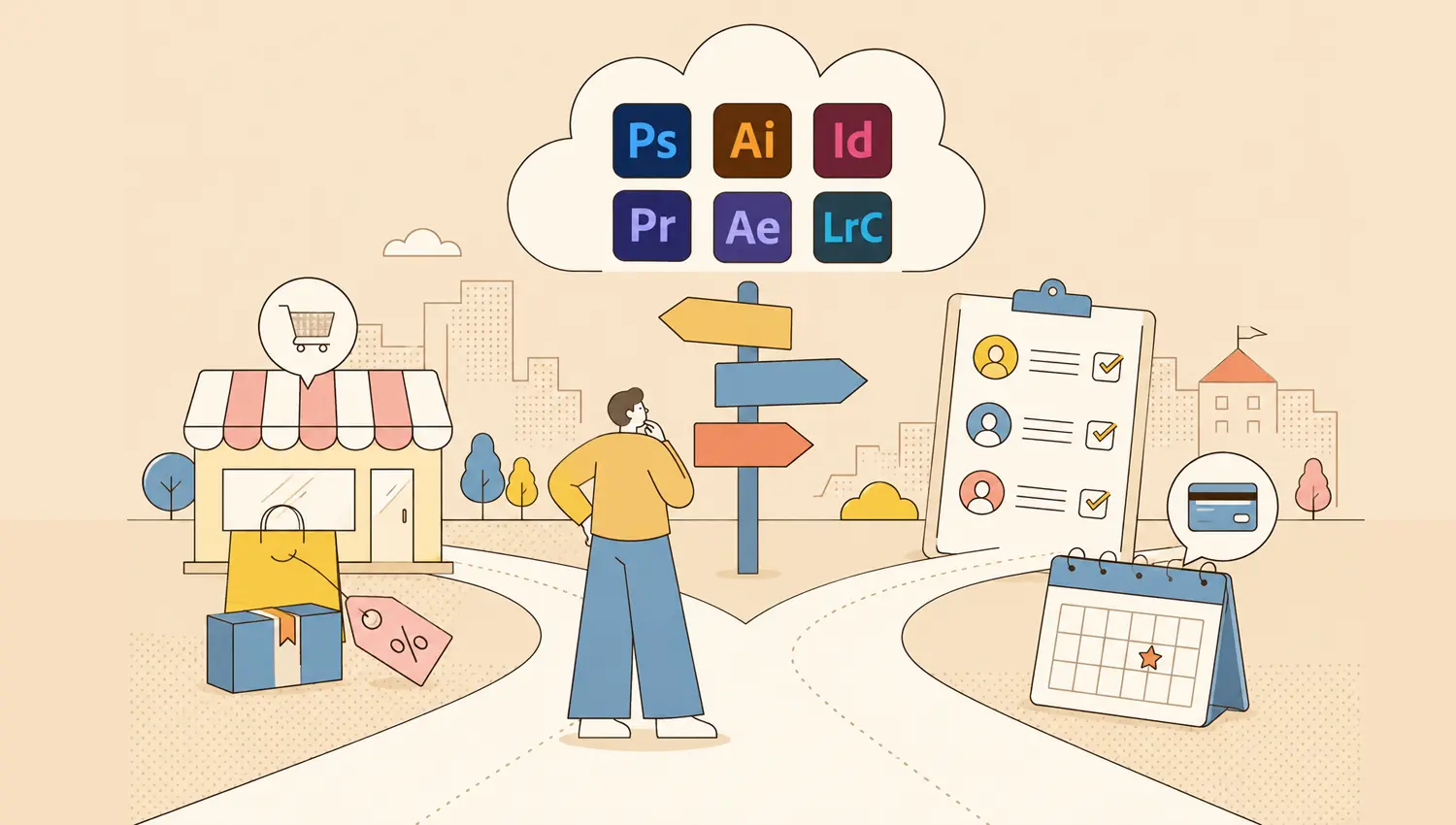 Adobe CCを安く買う方法【2026年版】状況別・ルート比較まとめ