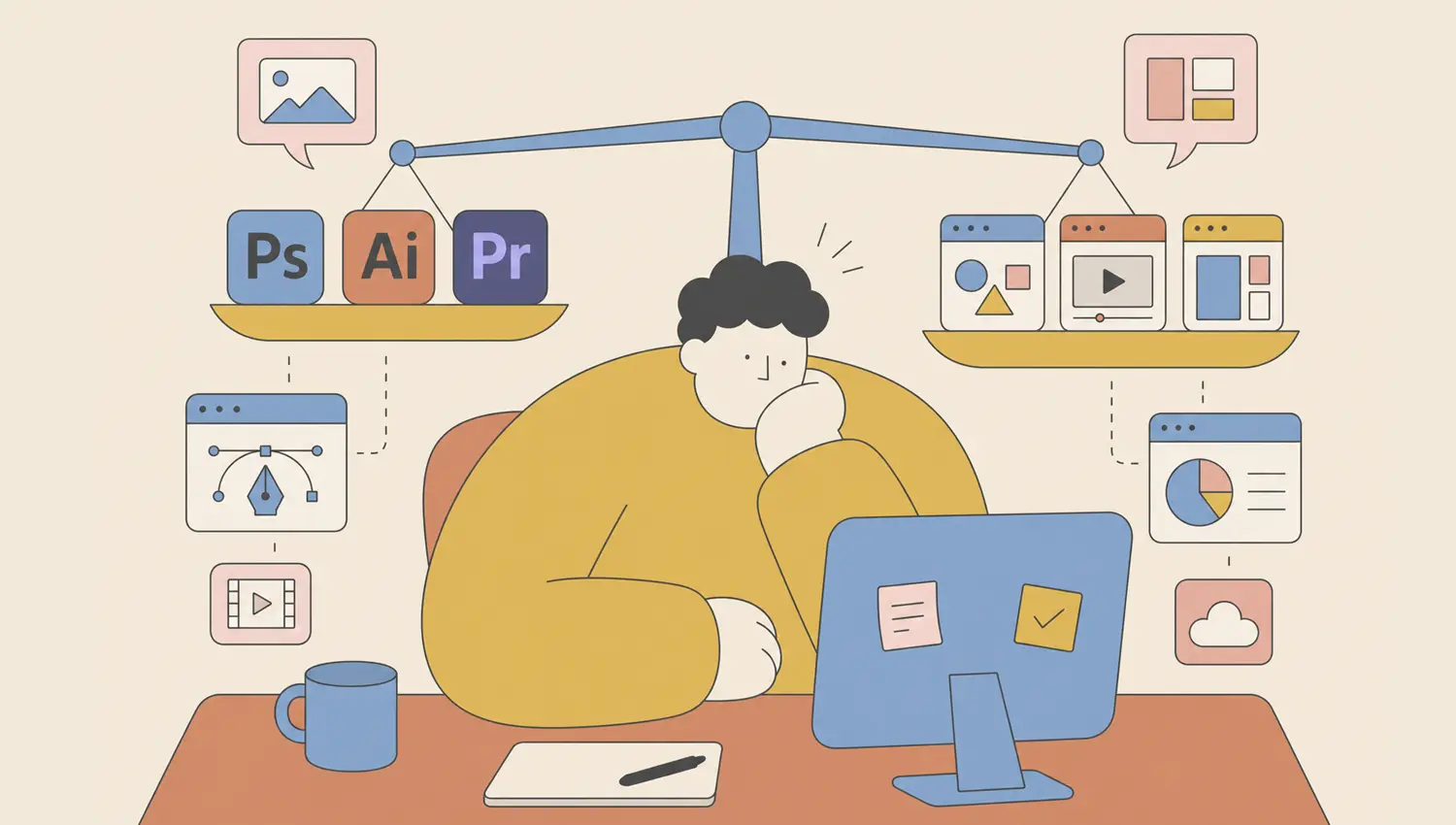 Adobe CCは本当に必要？Affinity・Apple Creator Studioと比べて正直に答える