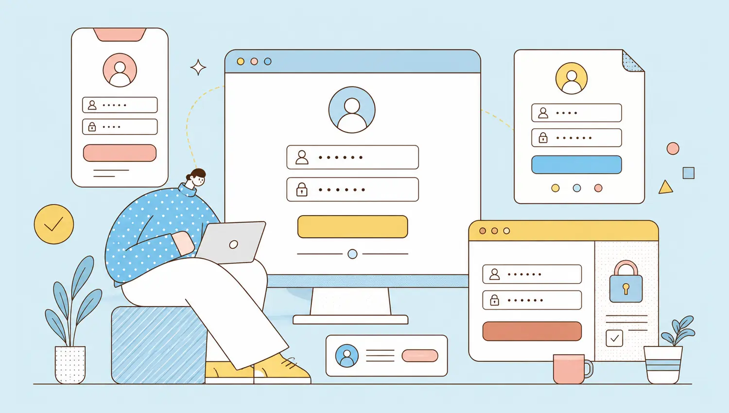 【CodePen】ログインフォームのアイデア
