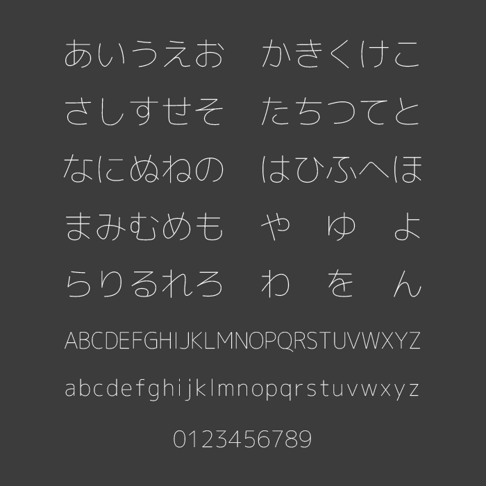 M+ OUTLINE FONTS