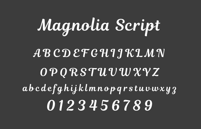 Magnolia Script