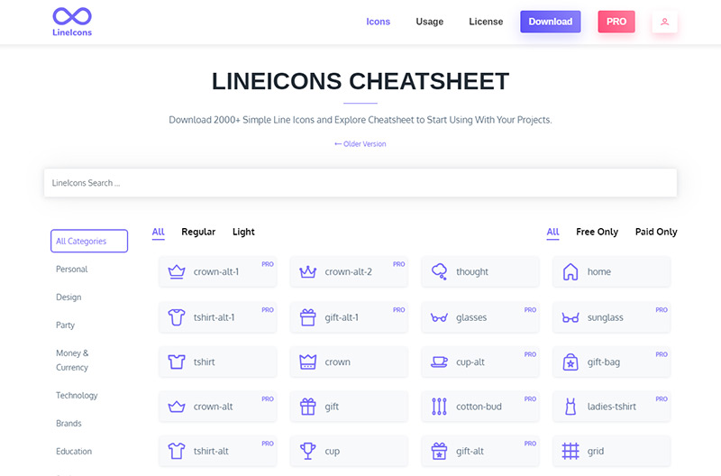 Line Icons
