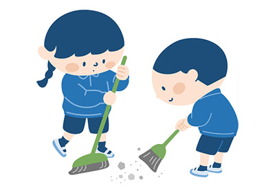 大掃除のイラスト画像