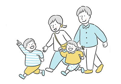 ゴールデンウィークのイラスト画像