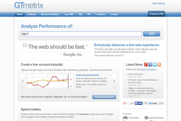 GTmetrix