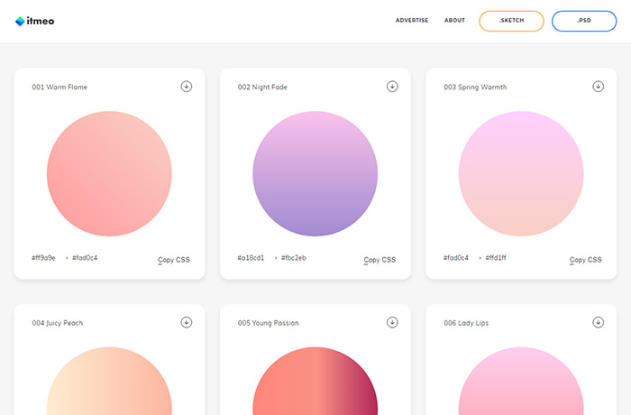 Fresh Background Gradients