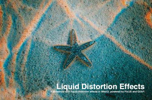 水中の歪みを表現したエフェクトが気持ちいい「Liquid Distortion Effects」 | webclips