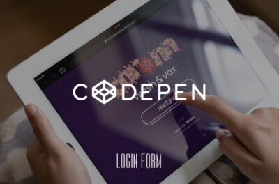 【CodePen】ログインフォームのアイデア14選