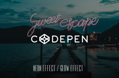 【CodePen】ネオンエフェクト・グローエフェクトのアイデア10選