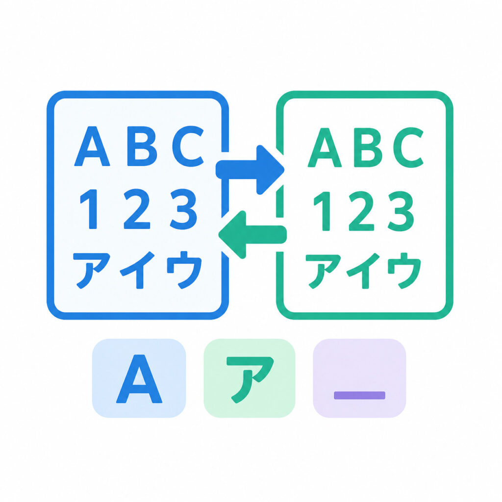 全角・半角変換ツール