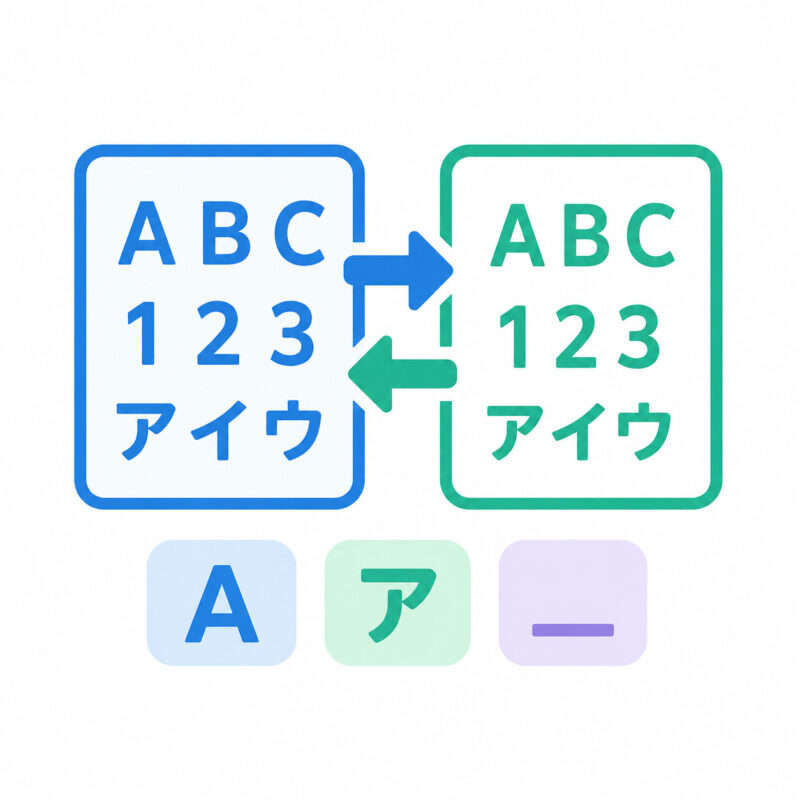 全角・半角変換ツール